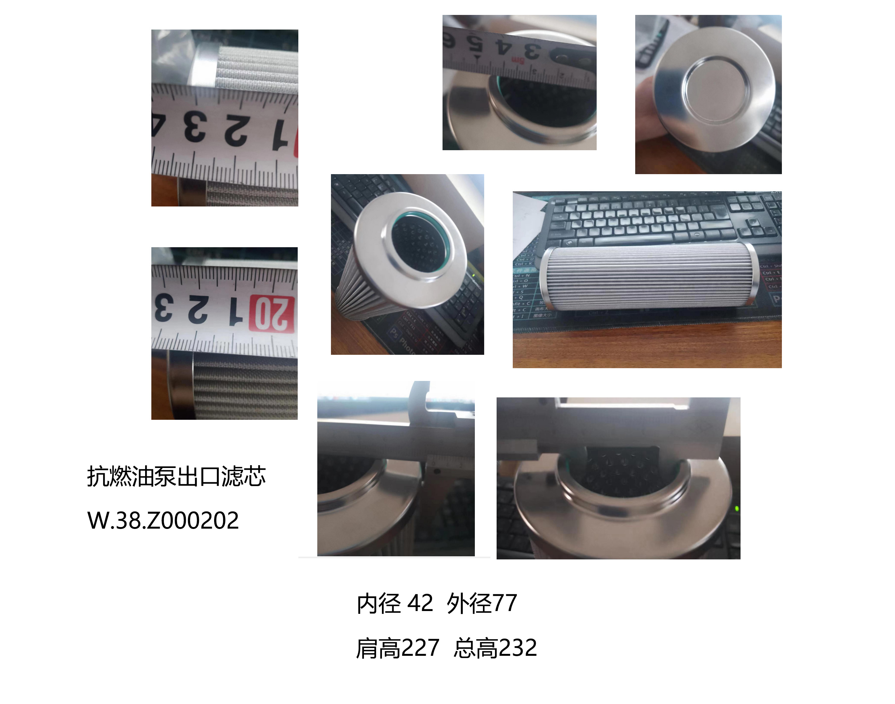 抗燃油泵出口滤芯W.38.Z000202