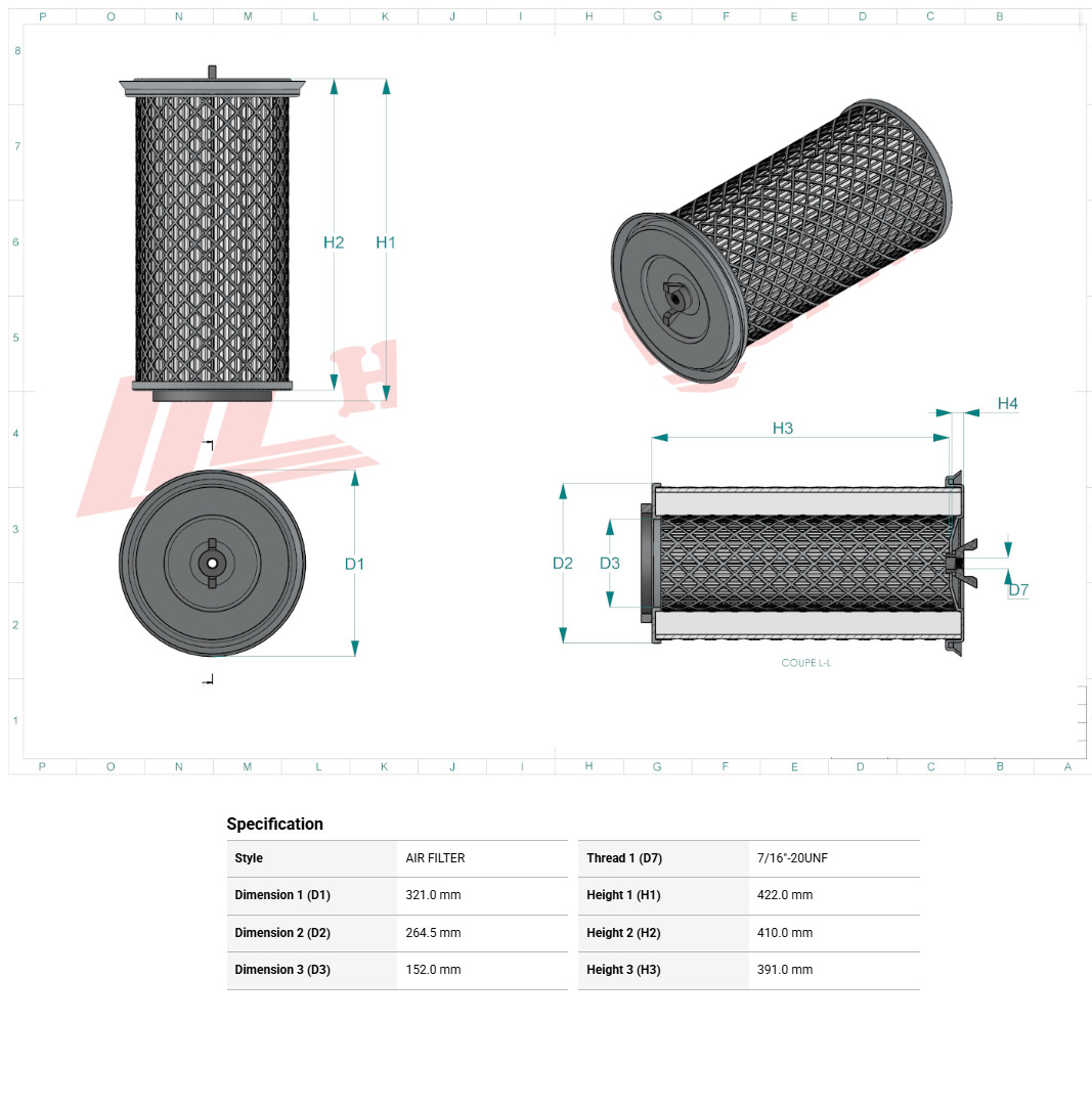 Replace HiFi Filter SA14703 滤芯图片